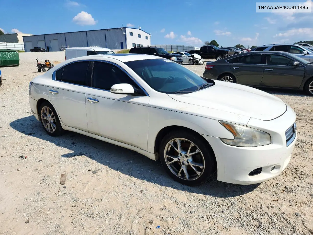 2012 NISSAN MAXIMA VIN 1N4AA5AP4CC811495 — фото 4