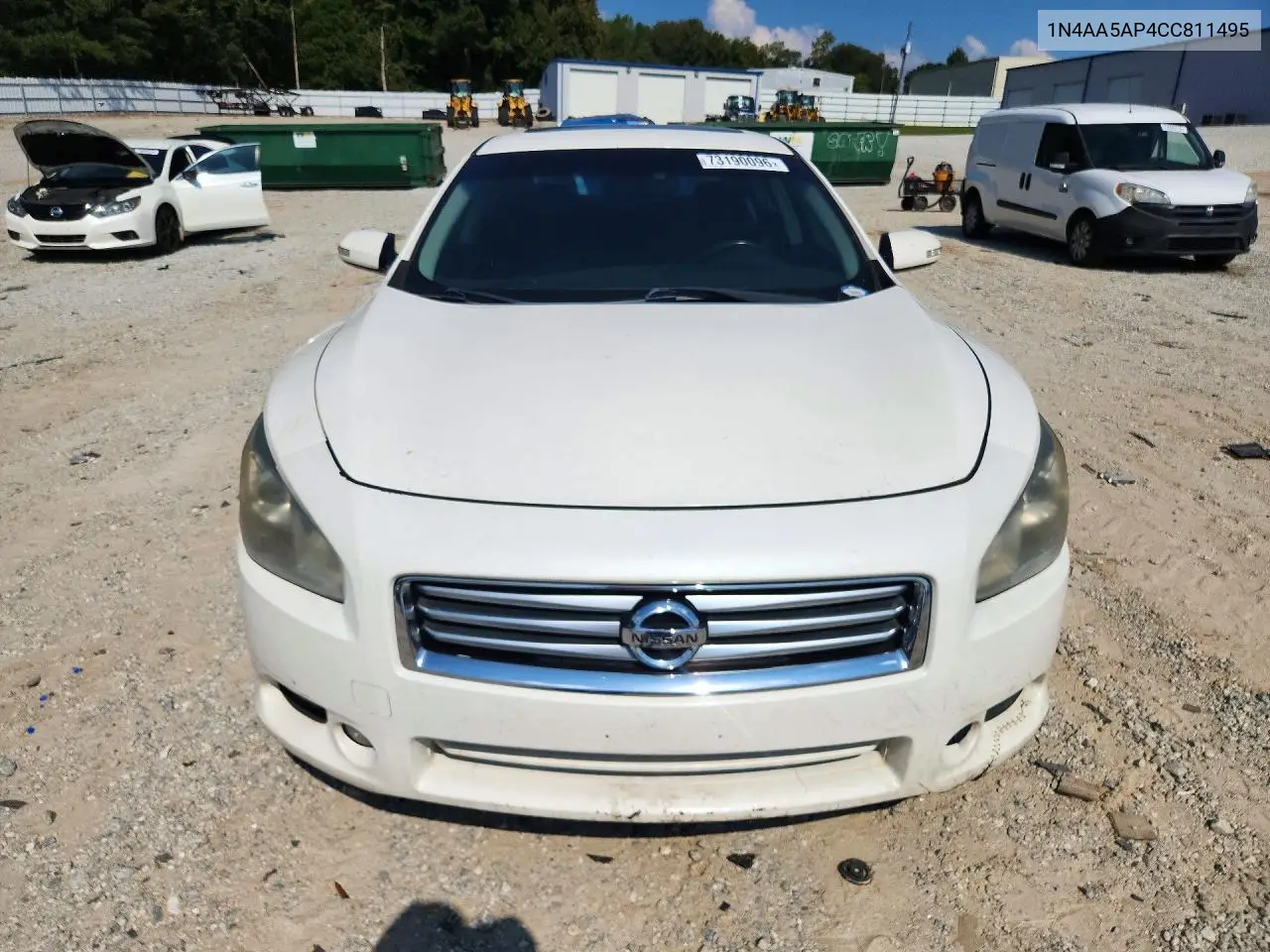 2012 NISSAN MAXIMA VIN 1N4AA5AP4CC811495 — фото 5