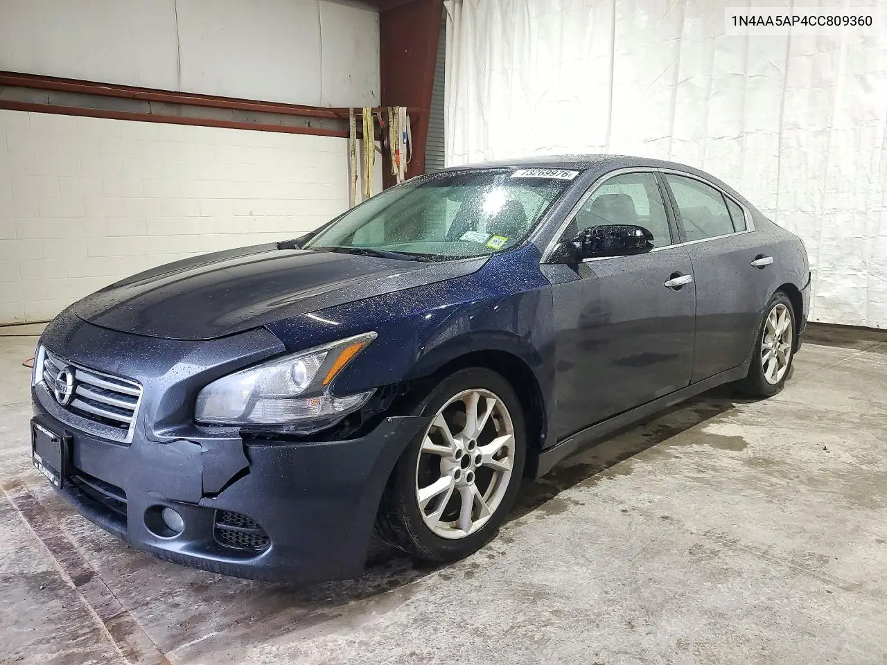 NISSAN MAXIMA 2012, VIN 1N4AA5AP4CC809360