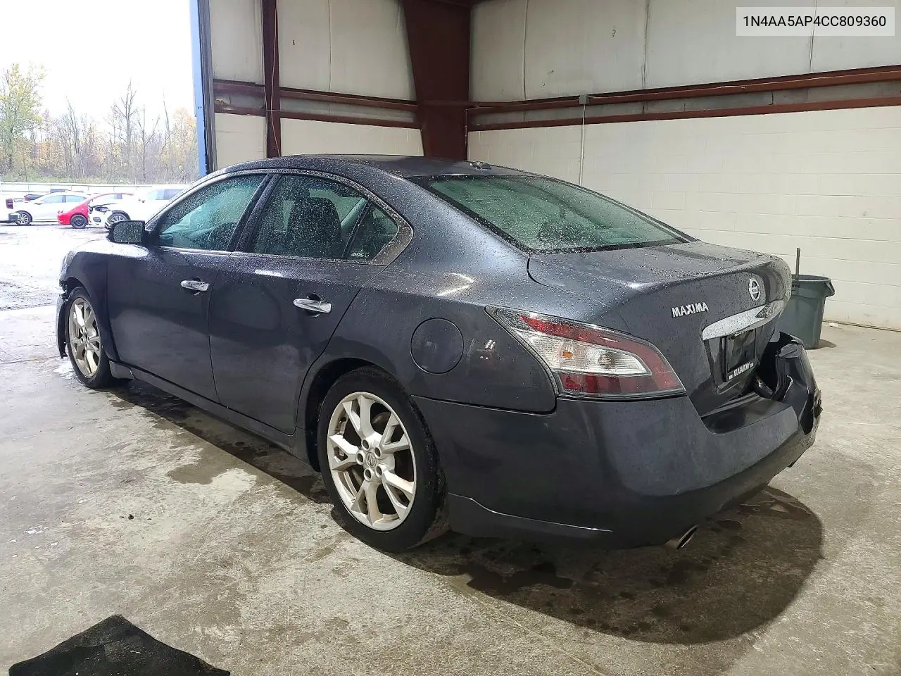 2012 NISSAN MAXIMA VIN 1N4AA5AP4CC809360 — фото 2