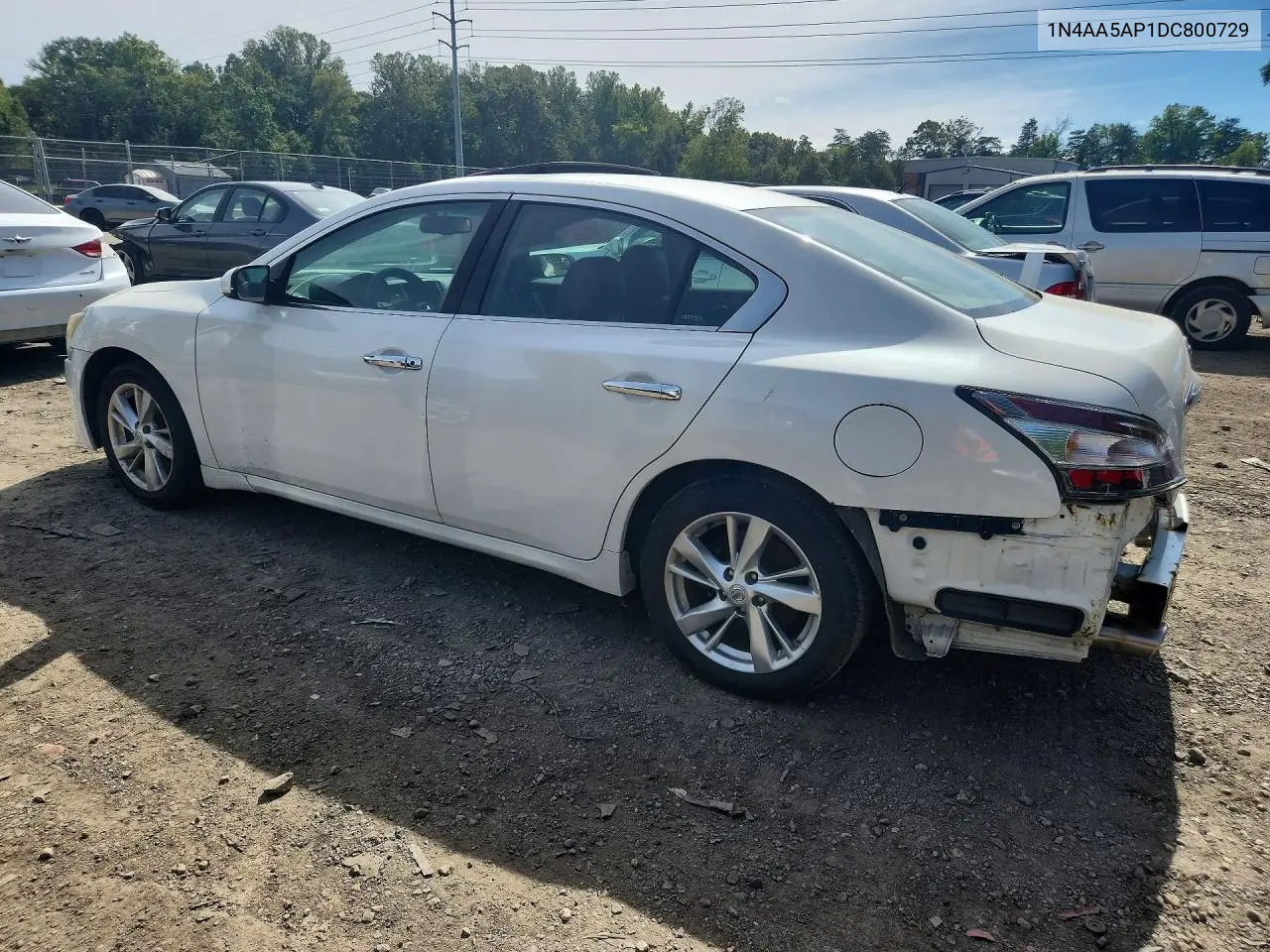 2013 NISSAN MAXIMA VIN 1N4AA5AP1DC800729 — фото 2