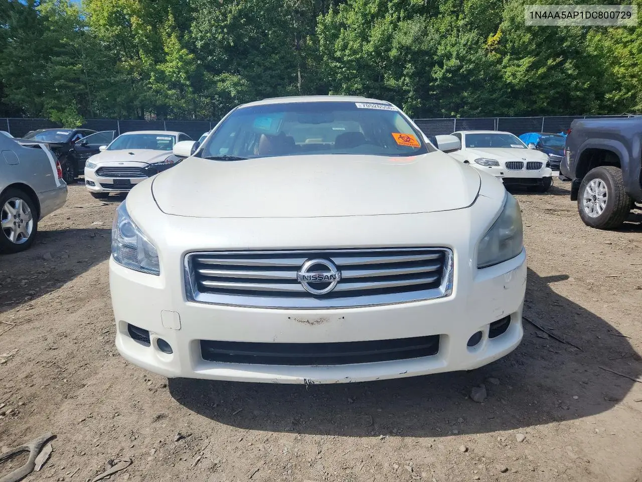 2013 NISSAN MAXIMA VIN 1N4AA5AP1DC800729 — фото 5