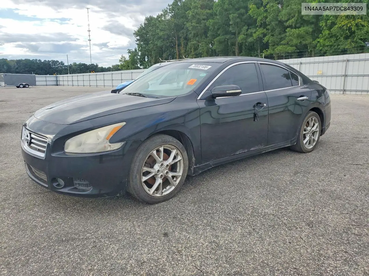 NISSAN MAXIMA 2013, VIN 1N4AA5AP7DC843309