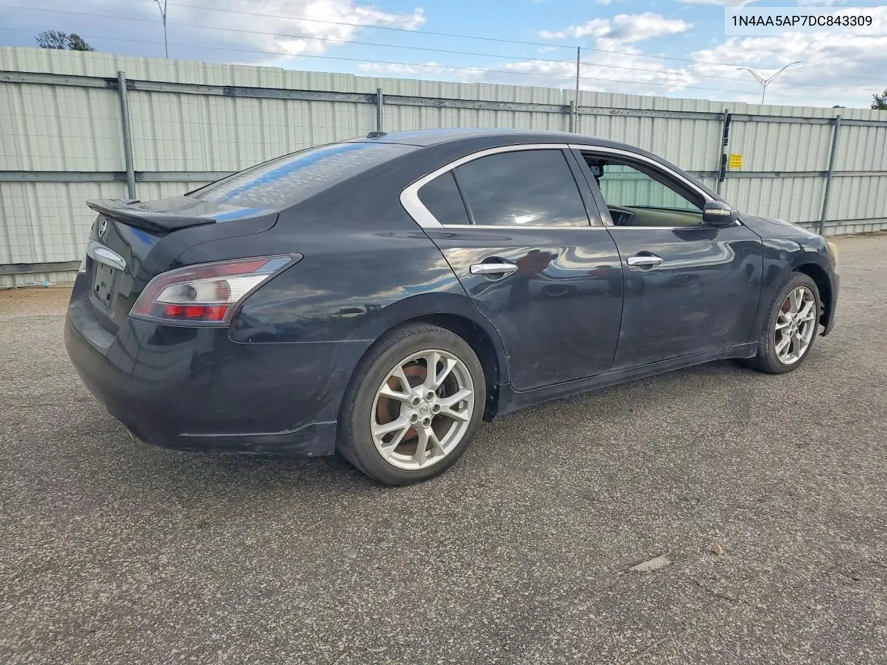 2013 NISSAN MAXIMA VIN 1N4AA5AP7DC843309 — фото 3