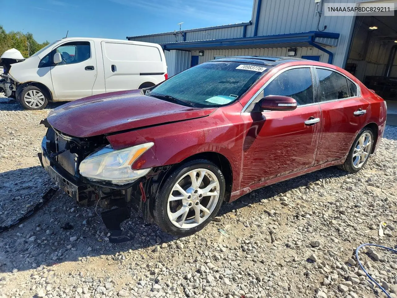 NISSAN MAXIMA 2013, VIN 1N4AA5AP8DC829211