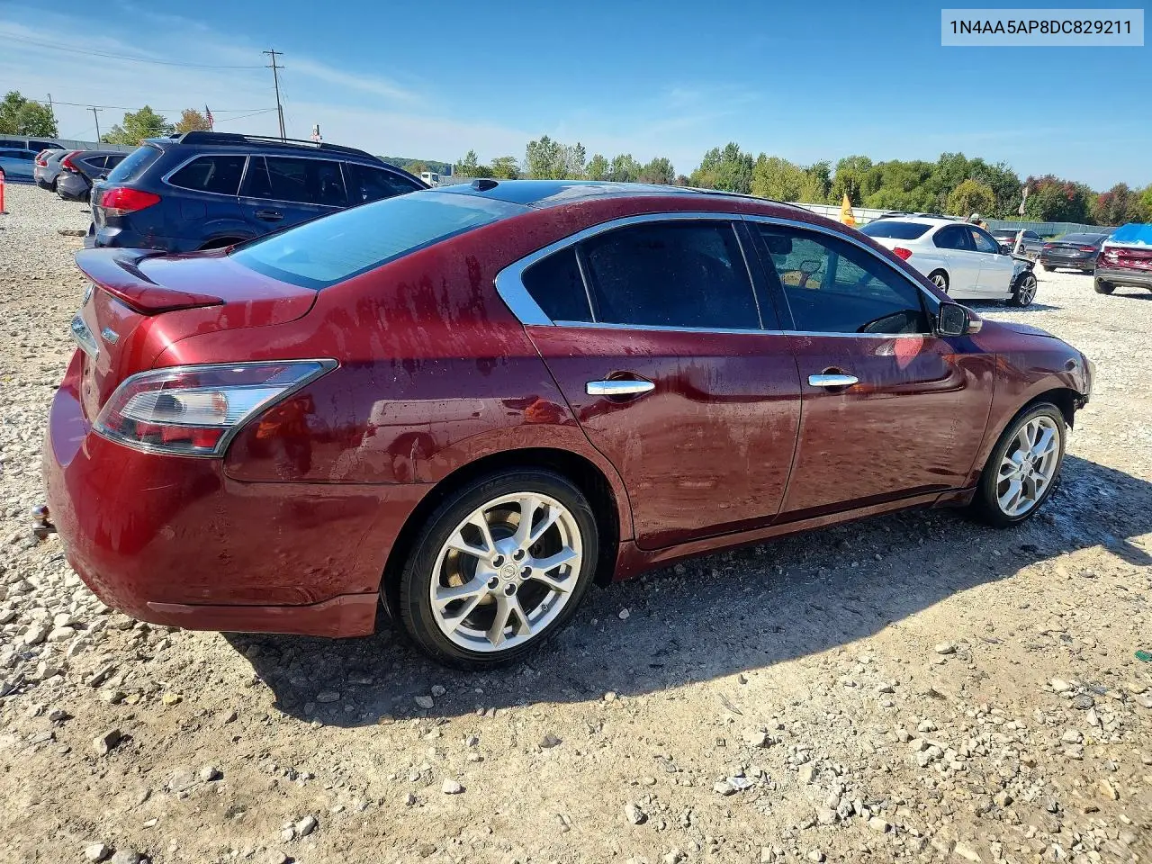 2013 NISSAN MAXIMA VIN 1N4AA5AP8DC829211 — фото 3