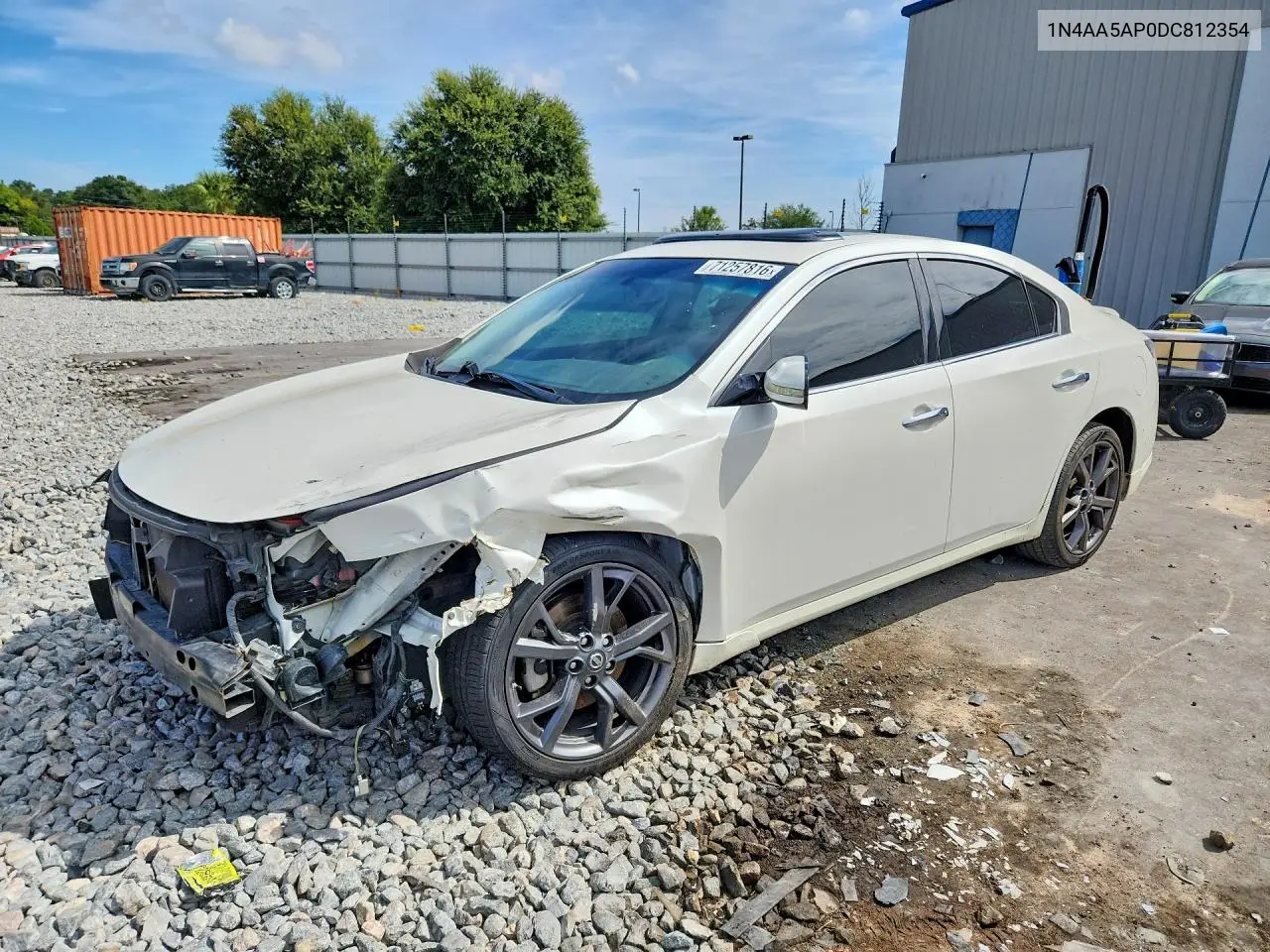 NISSAN MAXIMA 2013, VIN 1N4AA5AP0DC812354