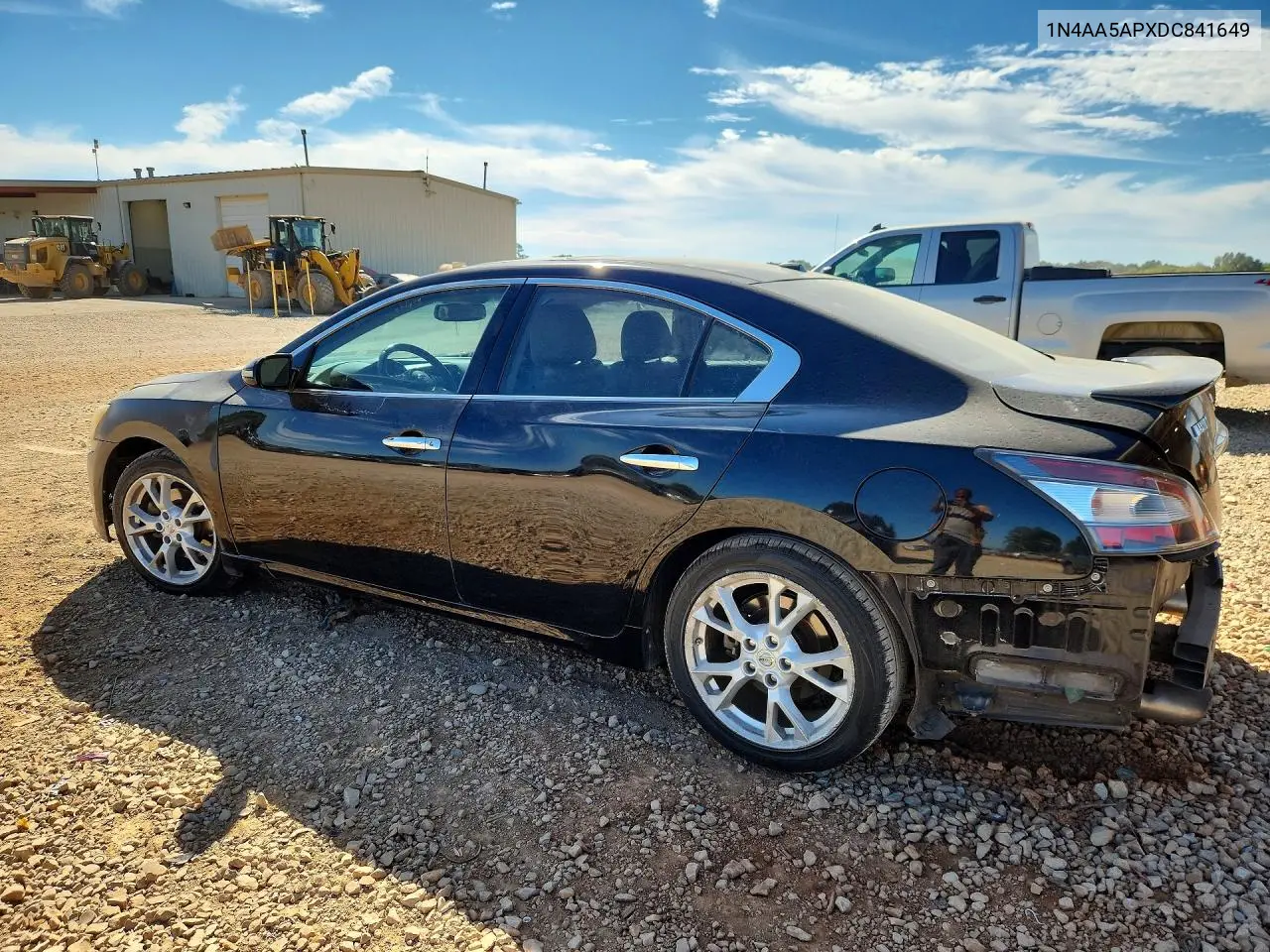 2013 NISSAN MAXIMA VIN 1N4AA5APXDC841649 — фото 2