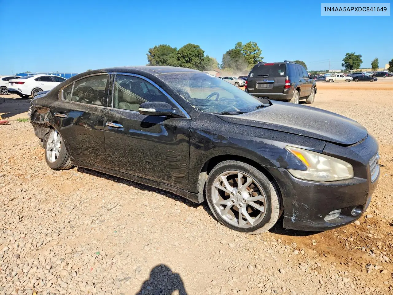 2013 NISSAN MAXIMA VIN 1N4AA5APXDC841649 — фото 4