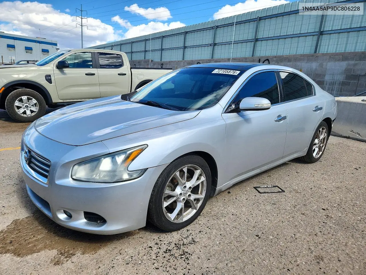 NISSAN MAXIMA 2013, VIN 1N4AA5AP9DC806228