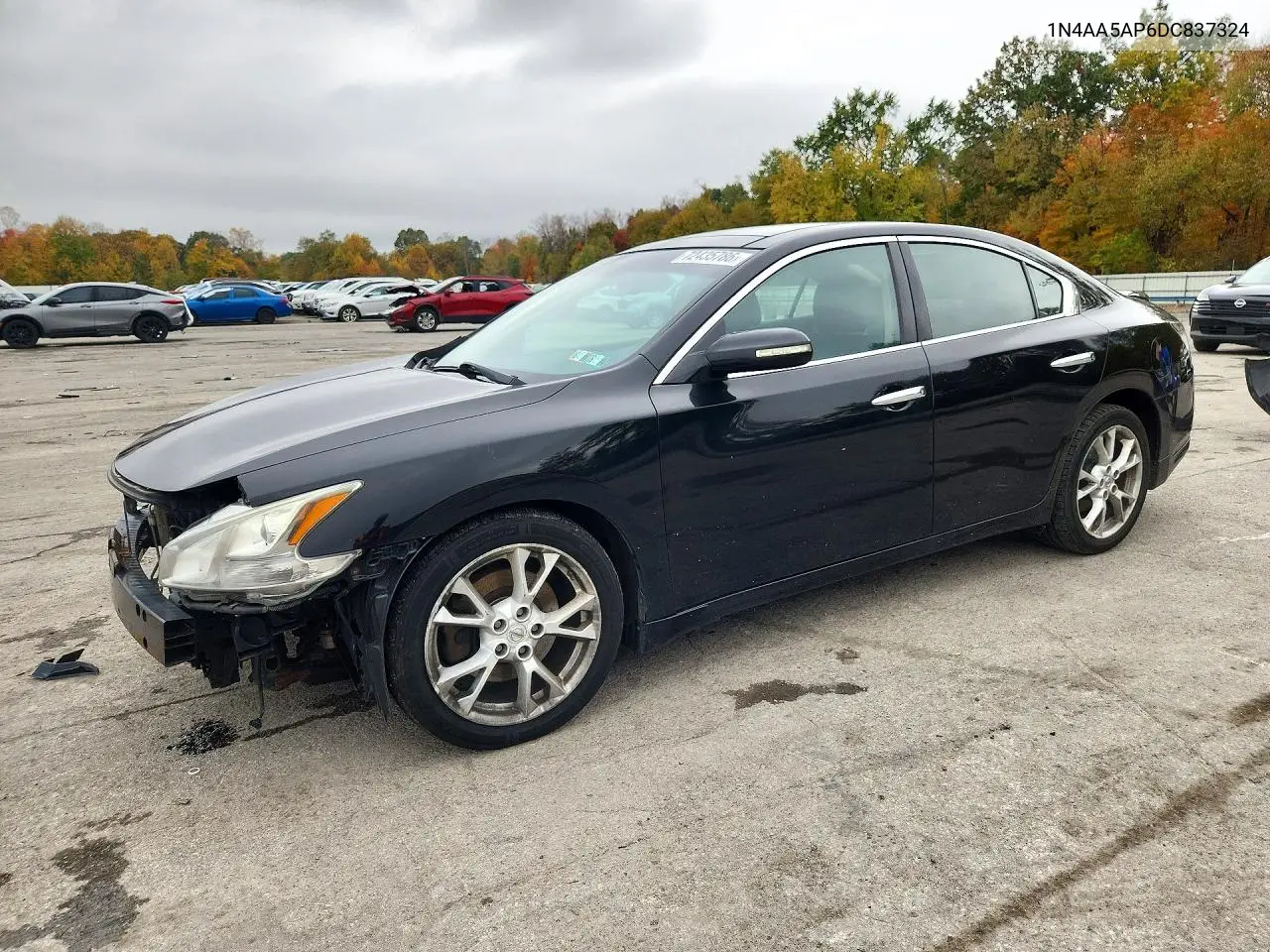 NISSAN MAXIMA 2013, VIN 1N4AA5AP6DC837324