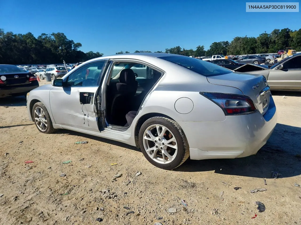 2013 NISSAN MAXIMA VIN 1N4AA5AP3DC819900 — фото 2