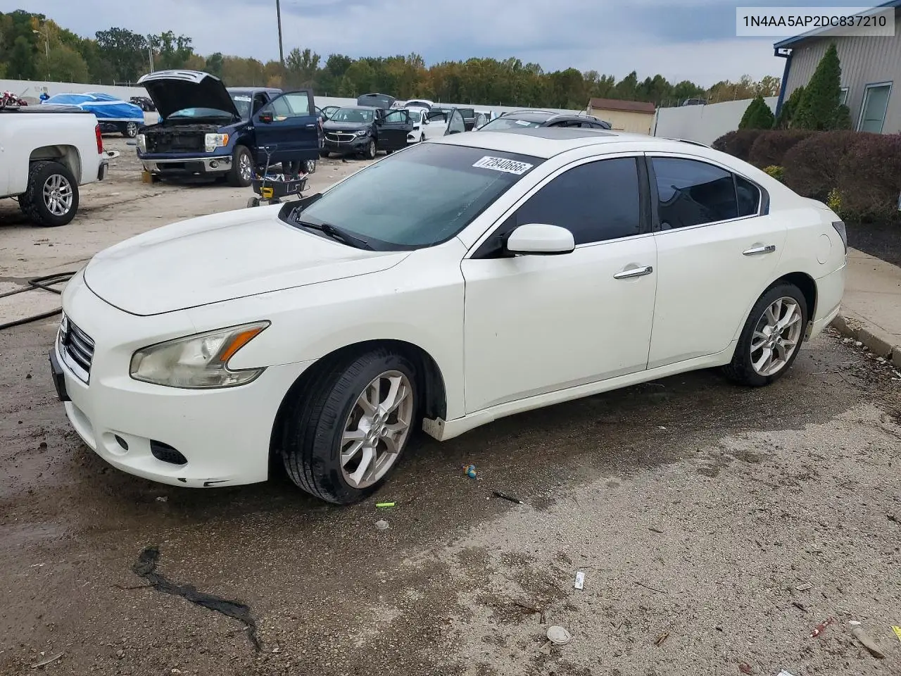 NISSAN MAXIMA 2013, VIN 1N4AA5AP2DC837210