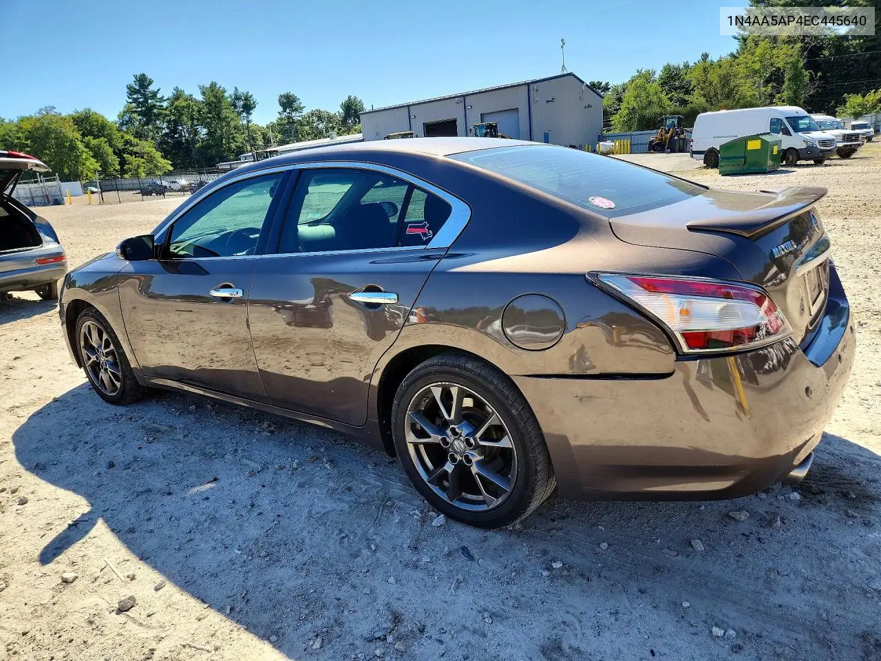 2014 NISSAN MAXIMA VIN 1N4AA5AP4EC445640 — фото 2