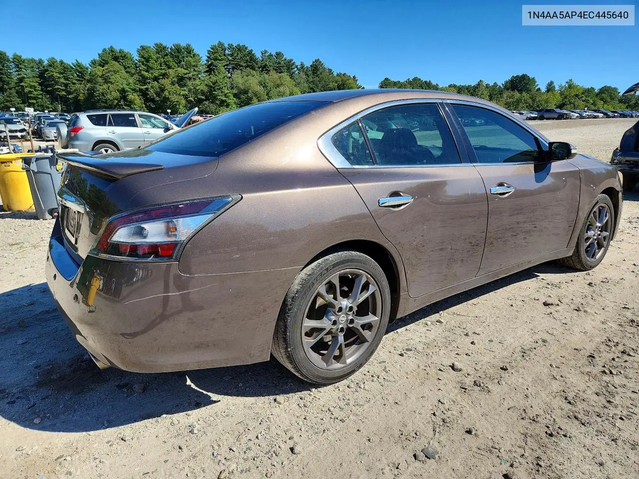 2014 NISSAN MAXIMA VIN 1N4AA5AP4EC445640 — фото 3
