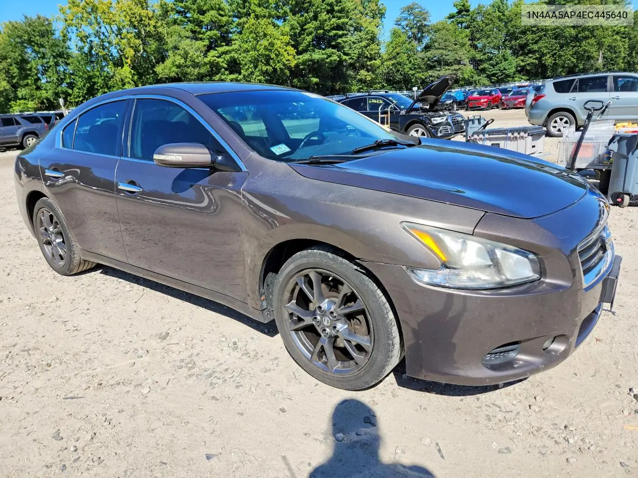 2014 NISSAN MAXIMA VIN 1N4AA5AP4EC445640 — фото 4