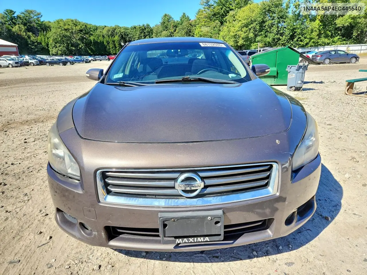 2014 NISSAN MAXIMA VIN 1N4AA5AP4EC445640 — фото 5