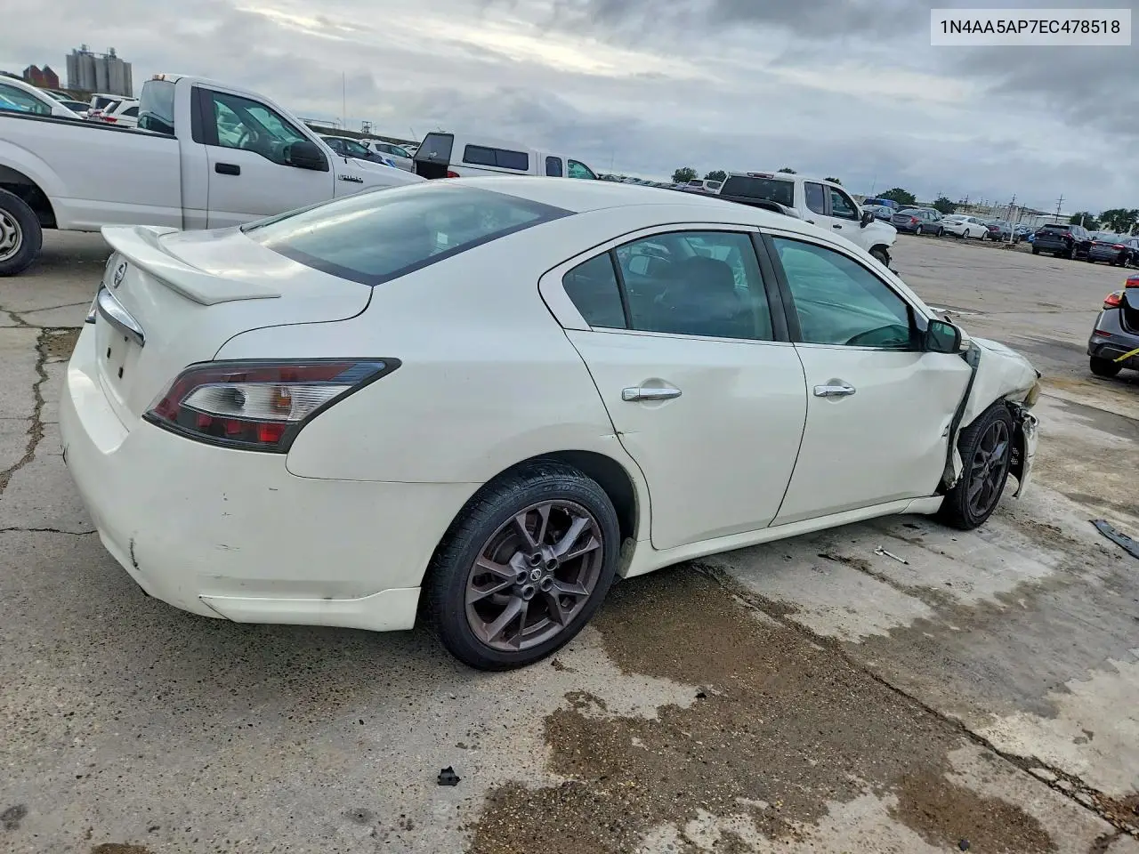 2014 NISSAN MAXIMA VIN 1N4AA5AP7EC478518 — фото 3