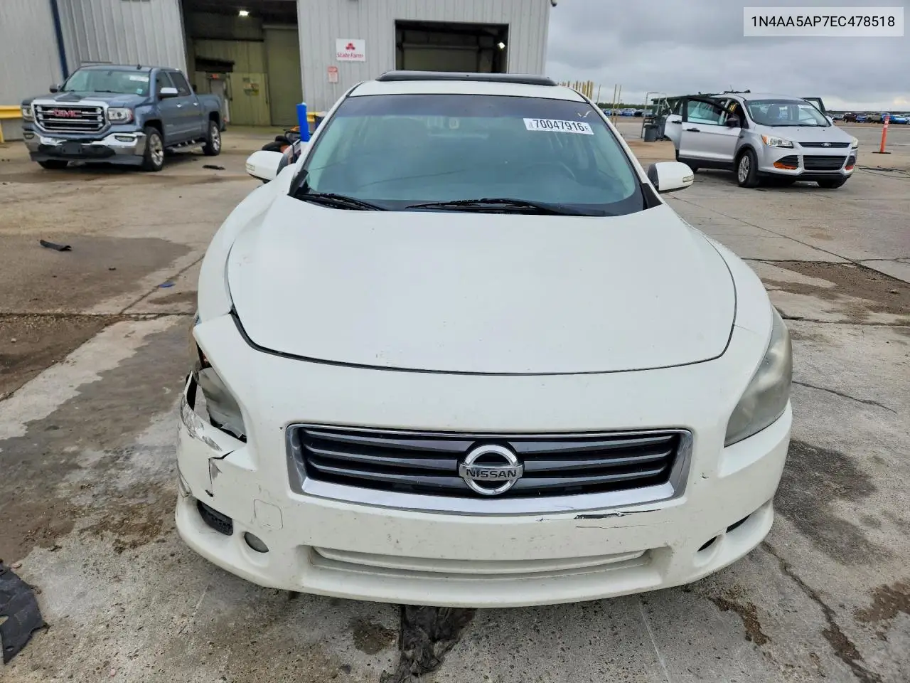 2014 NISSAN MAXIMA VIN 1N4AA5AP7EC478518 — фото 5