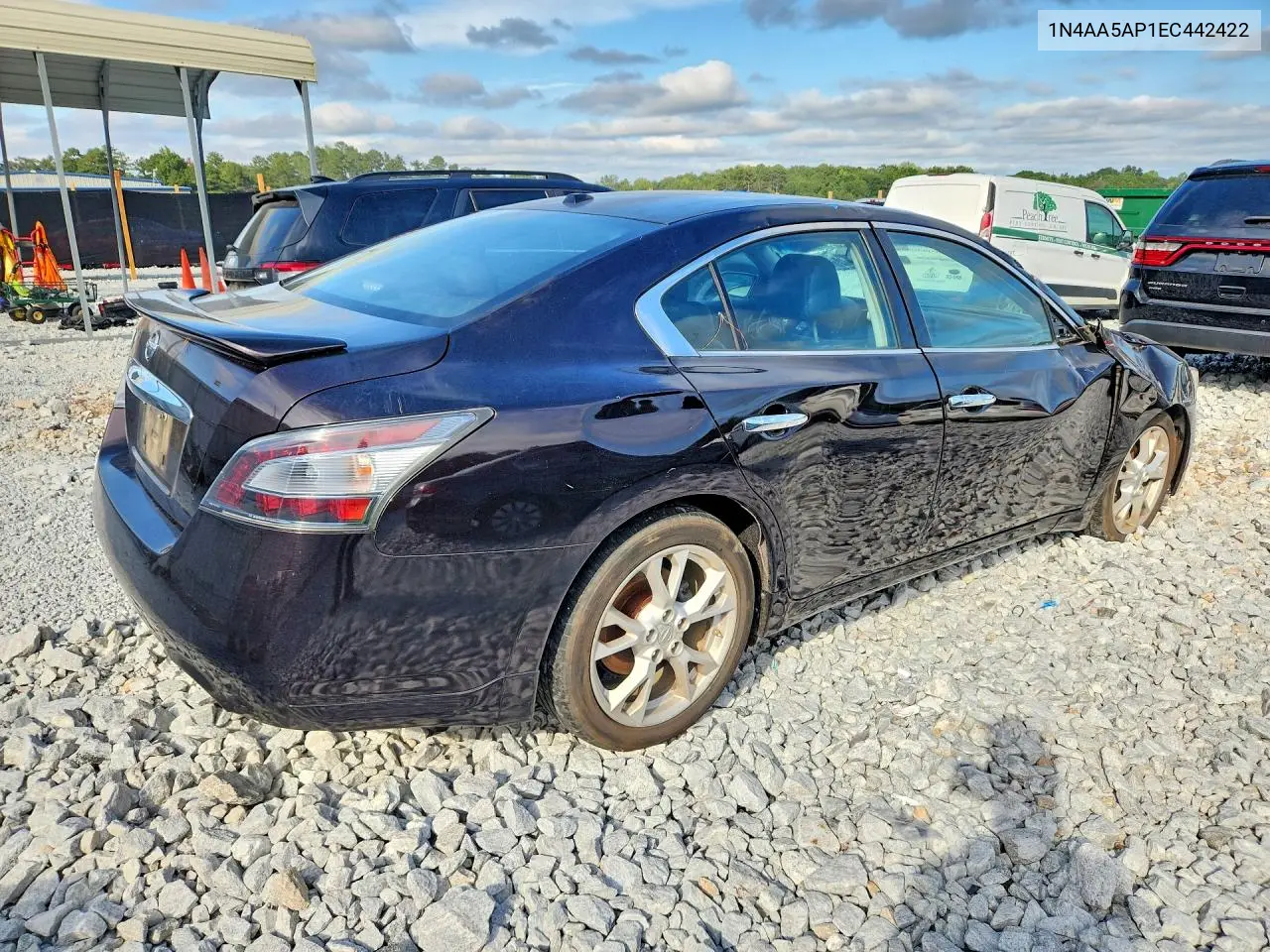 2014 NISSAN MAXIMA VIN 1N4AA5AP1EC442422 — фото 3