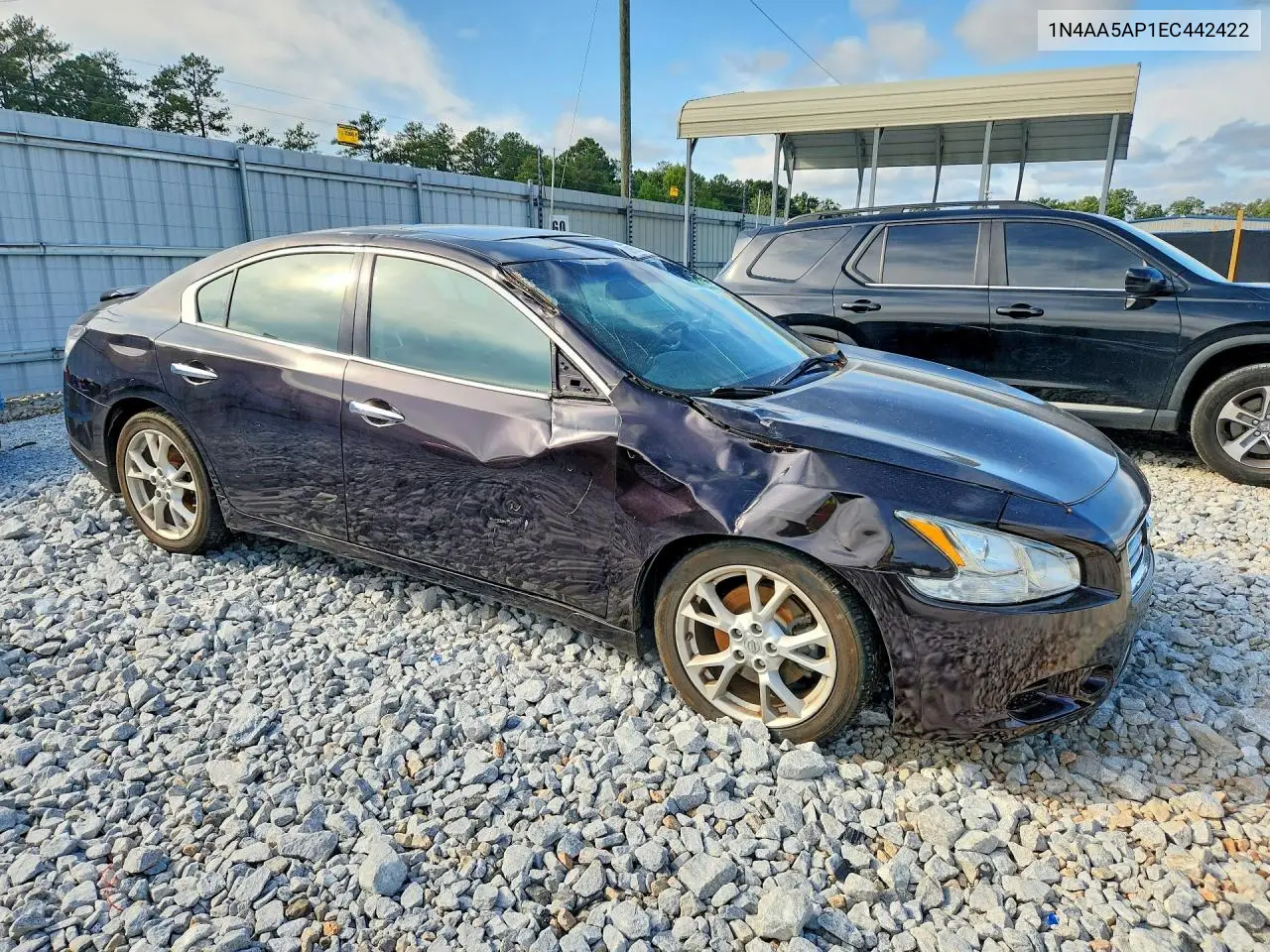 2014 NISSAN MAXIMA VIN 1N4AA5AP1EC442422 — фото 4