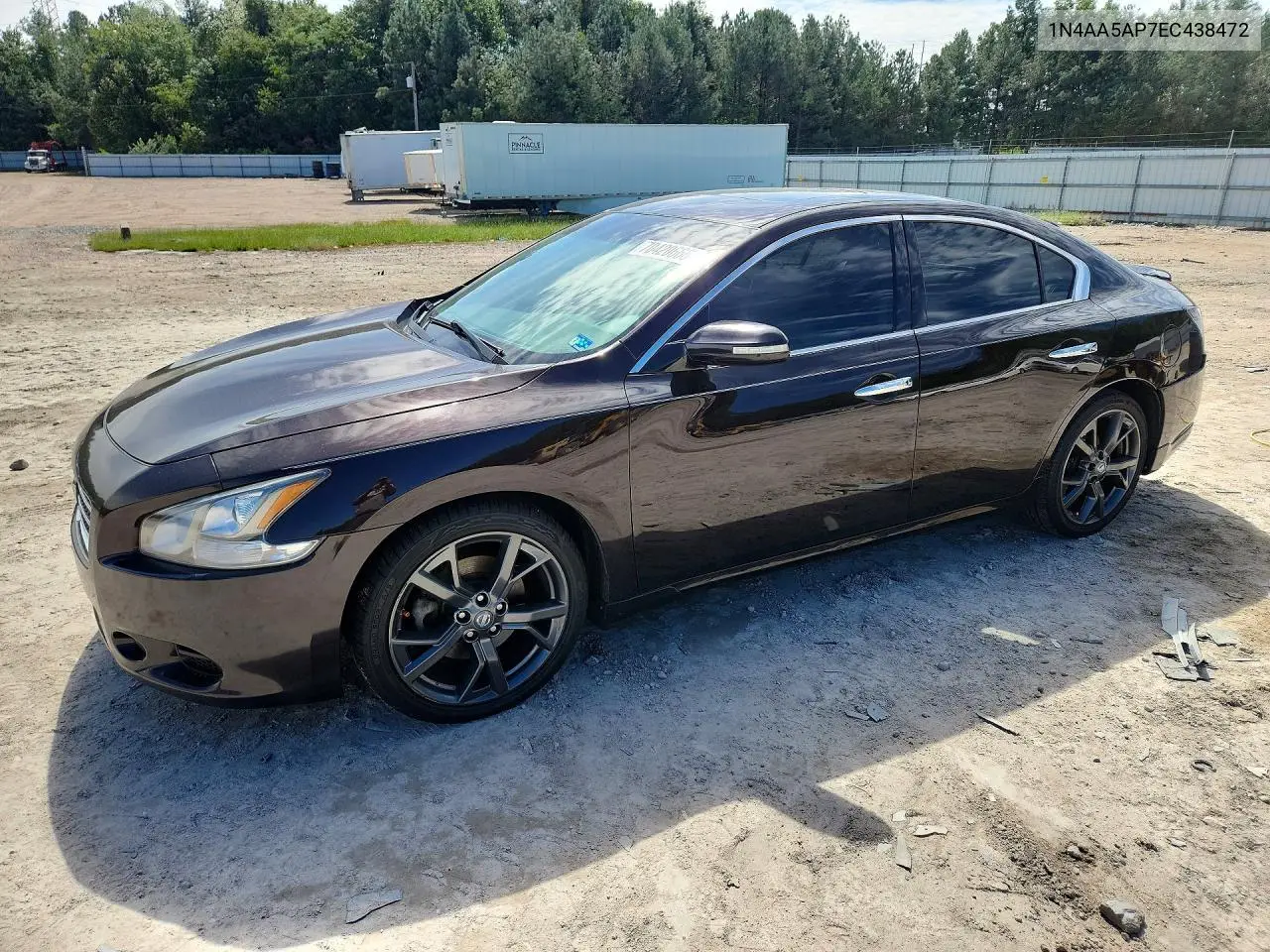 NISSAN MAXIMA 2014, VIN 1N4AA5AP7EC438472