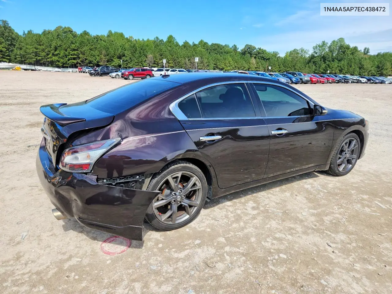 2014 NISSAN MAXIMA VIN 1N4AA5AP7EC438472 — фото 3
