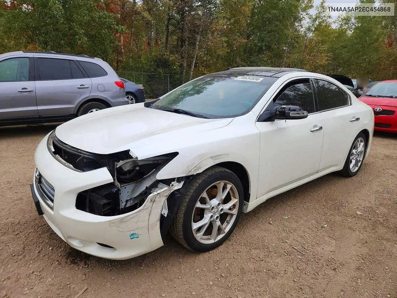 NISSAN MAXIMA 2014, VIN 1N4AA5AP2EC454868