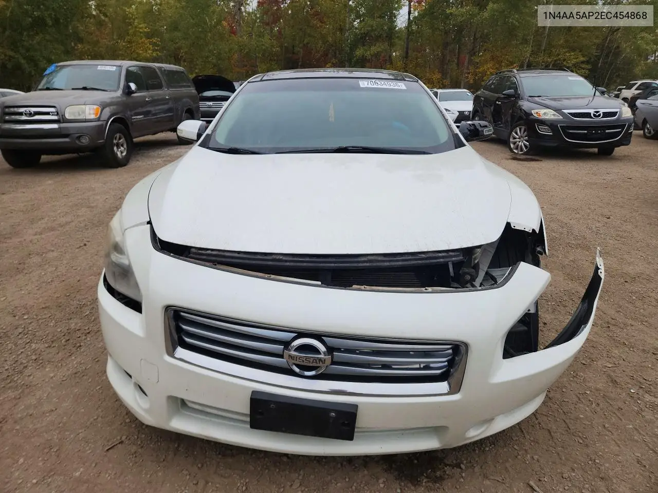 2014 NISSAN MAXIMA VIN 1N4AA5AP2EC454868 — фото 5