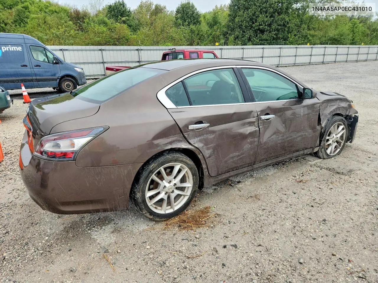 2014 NISSAN MAXIMA VIN 1N4AA5AP0EC431010 — фото 3
