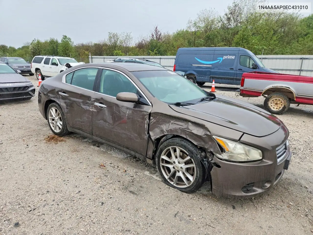 2014 NISSAN MAXIMA VIN 1N4AA5AP0EC431010 — фото 4