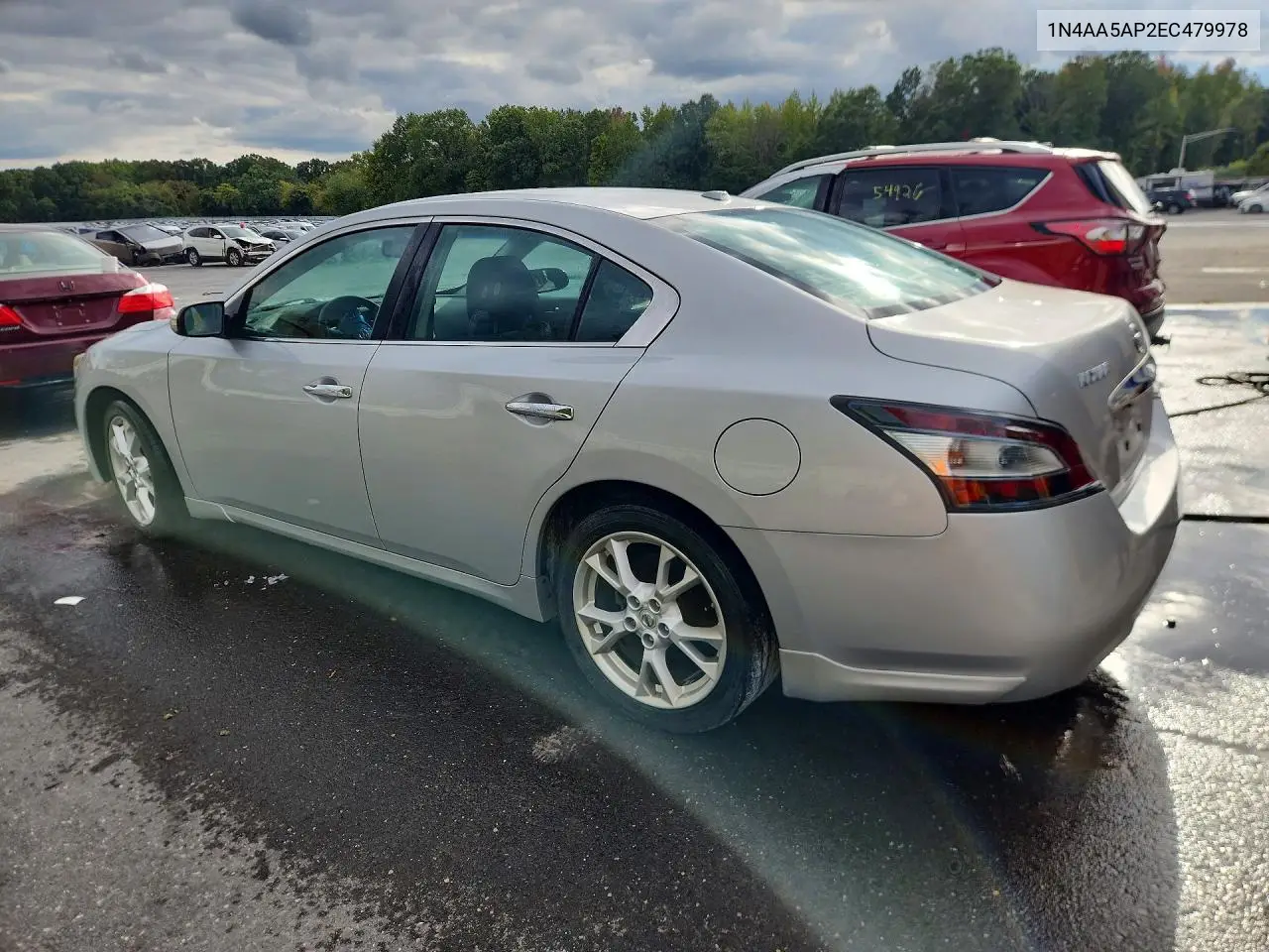 2014 NISSAN MAXIMA VIN 1N4AA5AP2EC479978 — фото 2