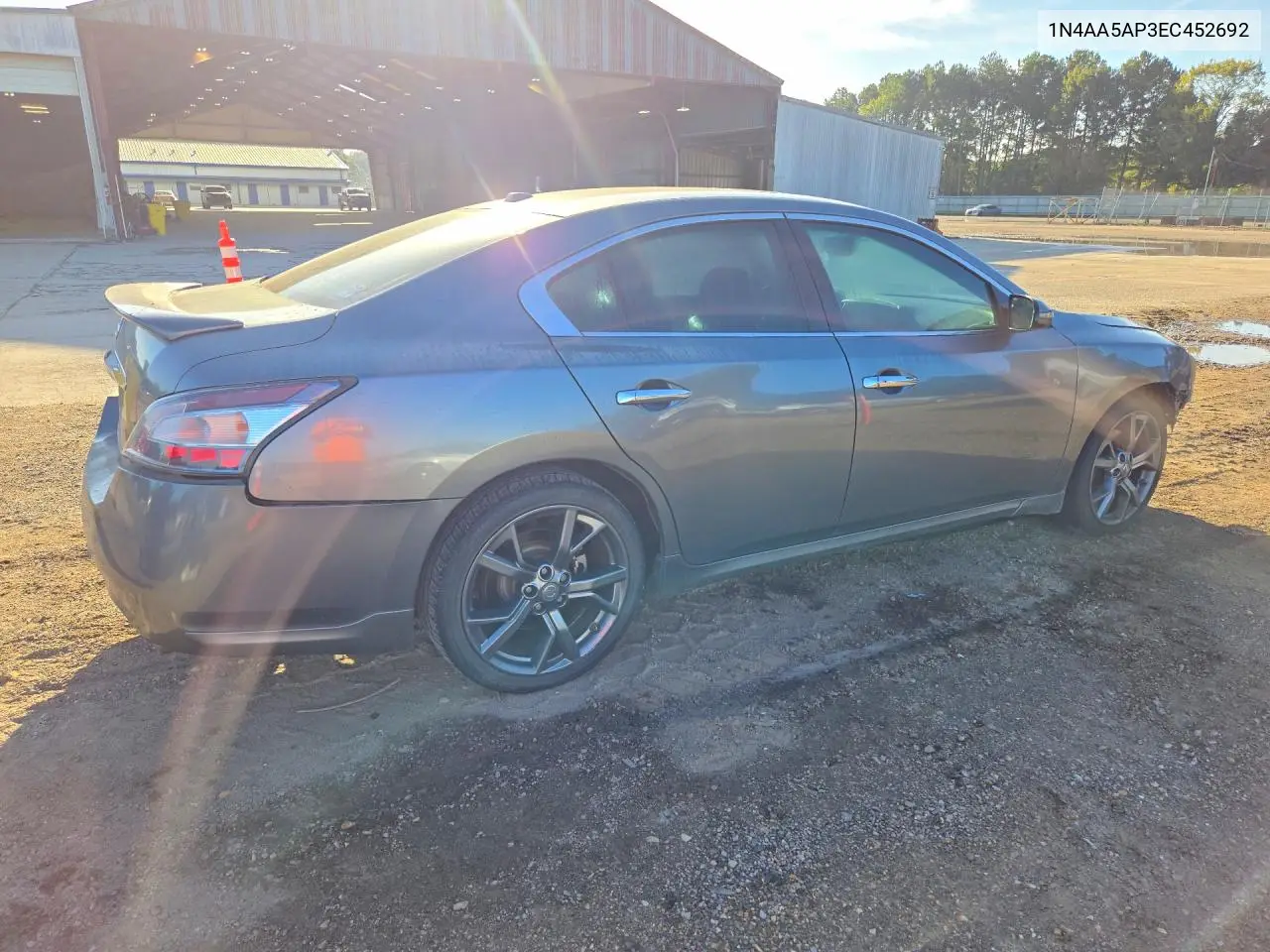 2014 NISSAN MAXIMA VIN 1N4AA5AP3EC452692 — фото 3