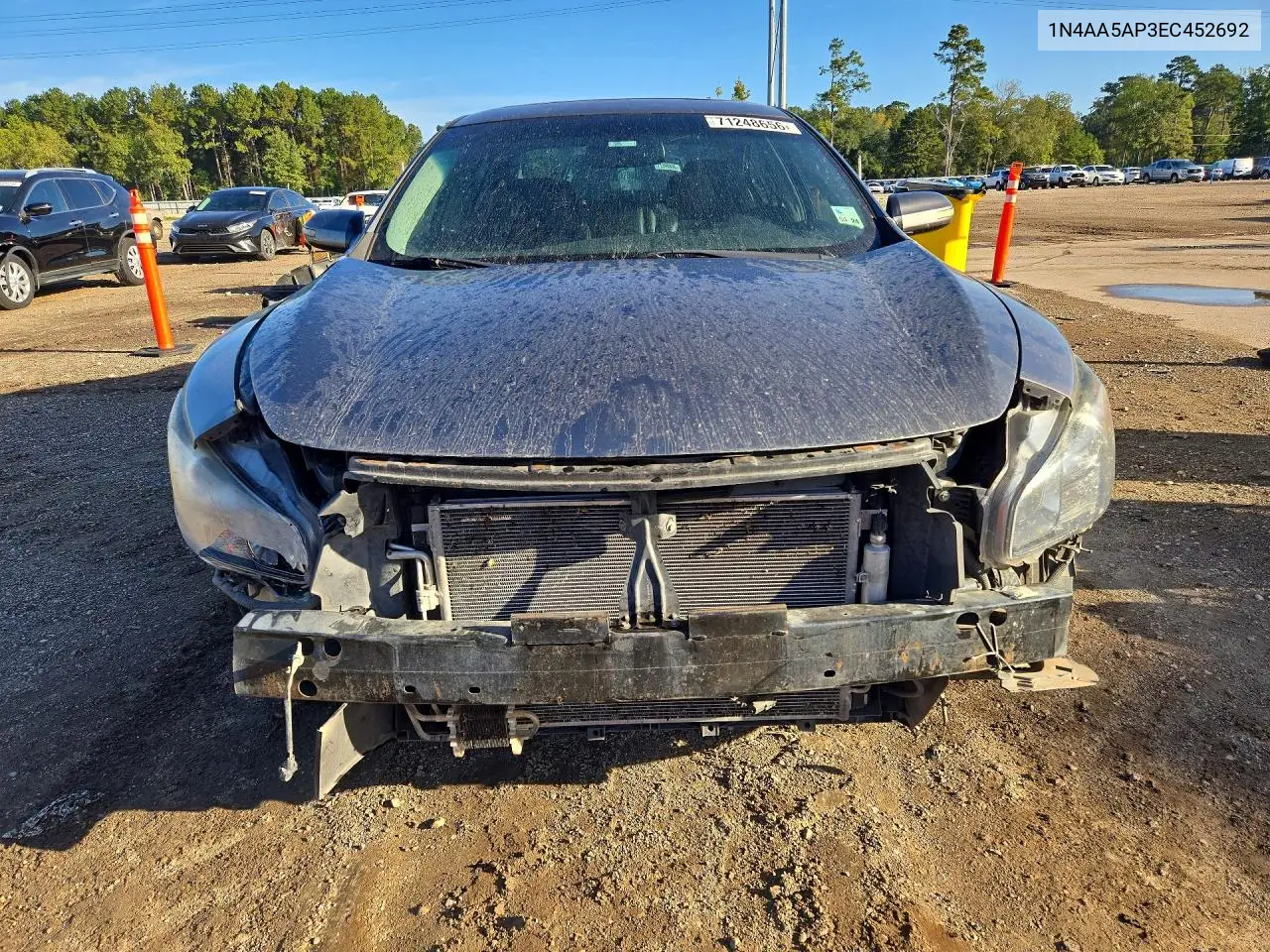 2014 NISSAN MAXIMA VIN 1N4AA5AP3EC452692 — фото 5