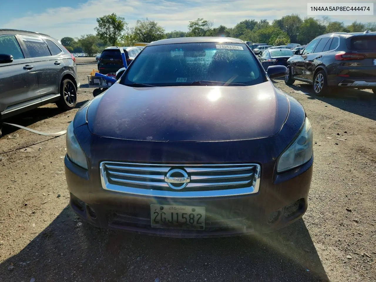 2014 NISSAN MAXIMA VIN 1N4AA5AP8EC444474 — фото 5