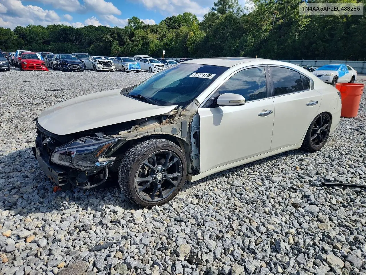 NISSAN MAXIMA 2014, VIN 1N4AA5AP2EC483285