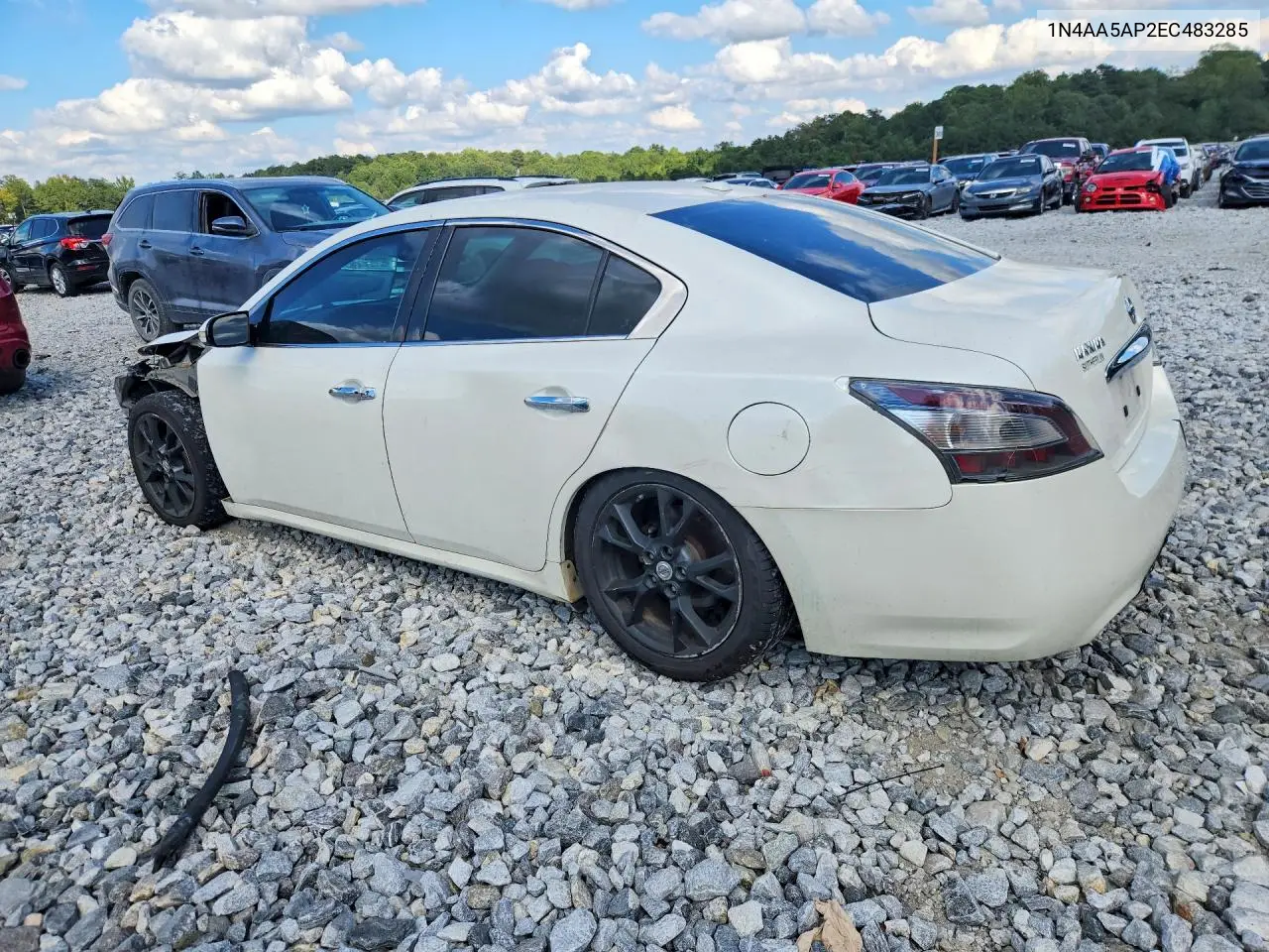 2014 NISSAN MAXIMA VIN 1N4AA5AP2EC483285 — фото 2