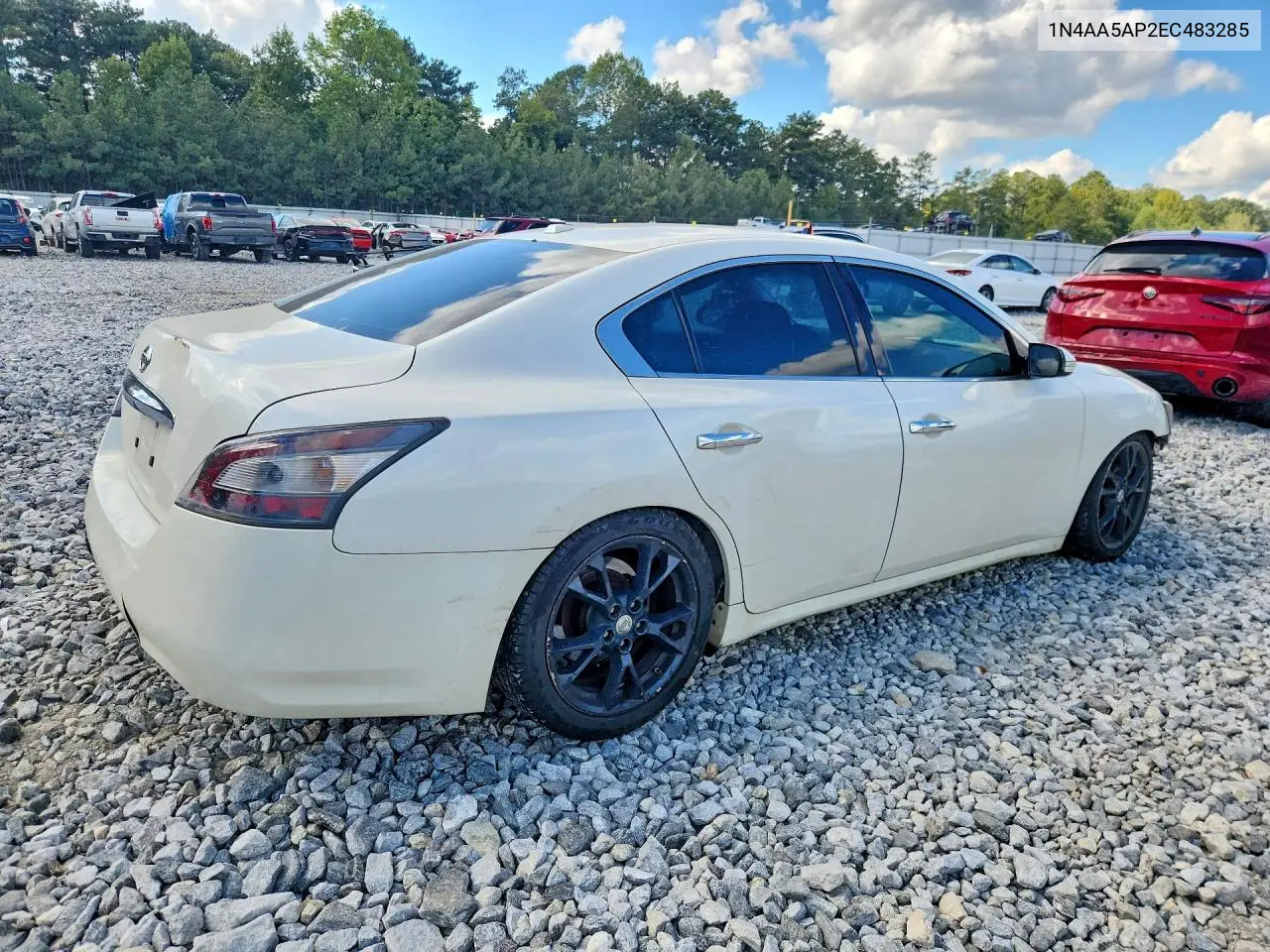 2014 NISSAN MAXIMA VIN 1N4AA5AP2EC483285 — фото 3