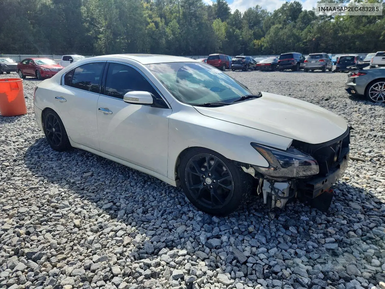2014 NISSAN MAXIMA VIN 1N4AA5AP2EC483285 — фото 4