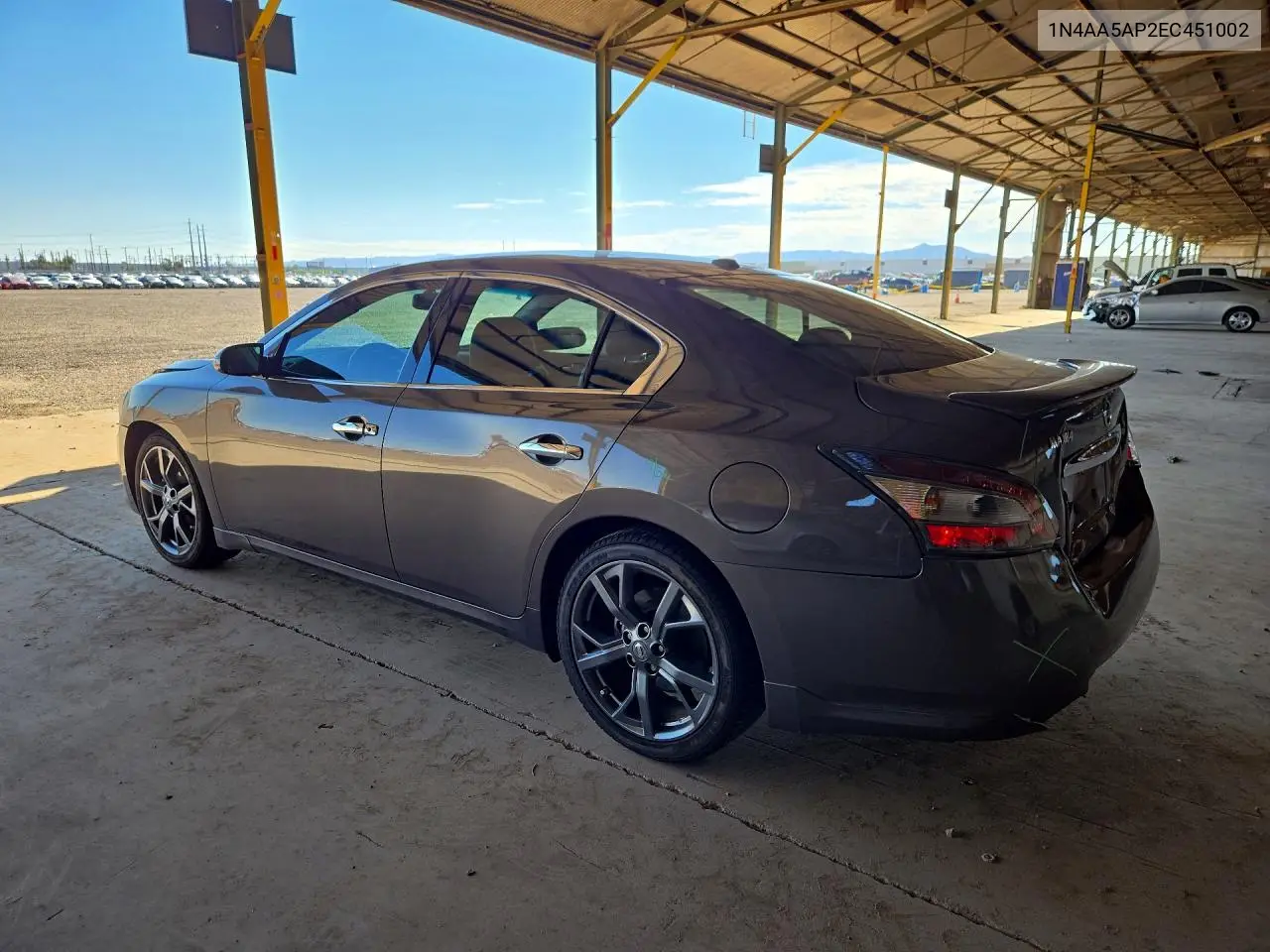 2014 NISSAN MAXIMA VIN 1N4AA5AP2EC451002 — фото 2