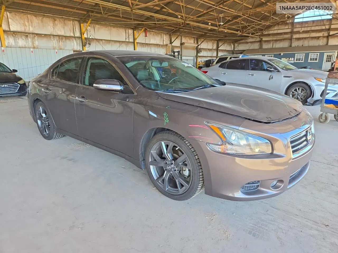2014 NISSAN MAXIMA VIN 1N4AA5AP2EC451002 — фото 4