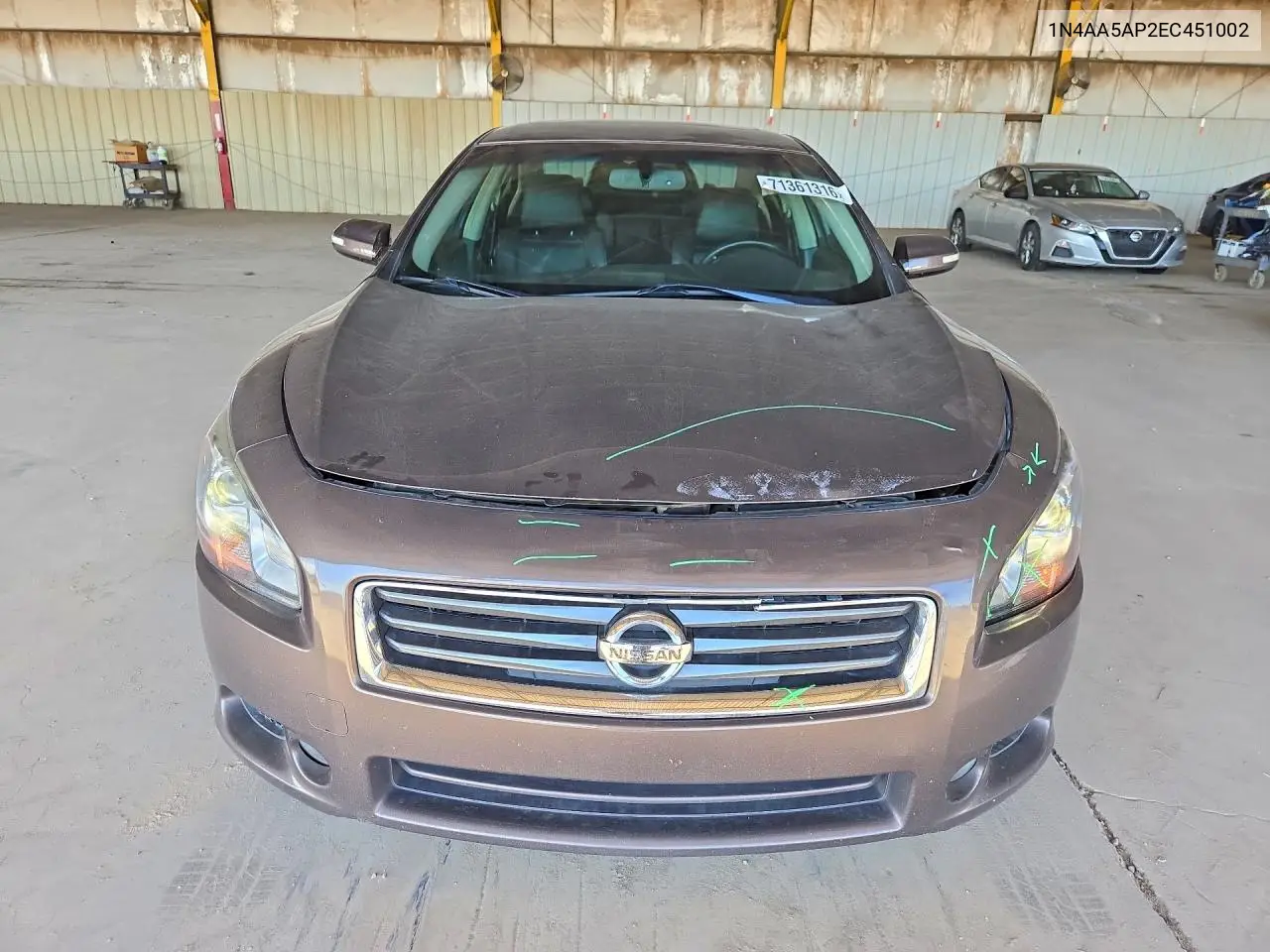 2014 NISSAN MAXIMA VIN 1N4AA5AP2EC451002 — фото 5