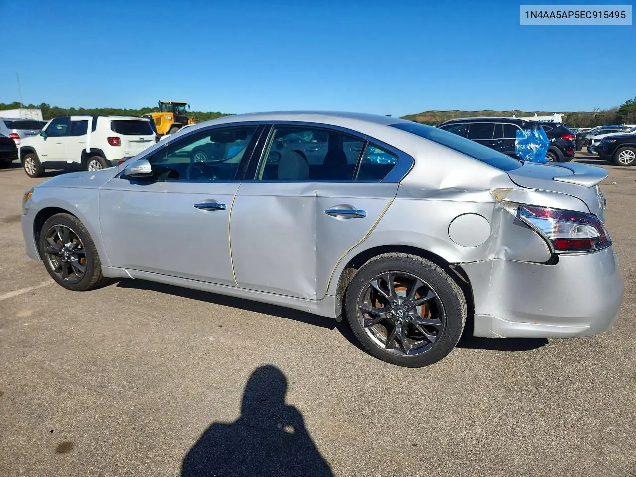 2014 NISSAN MAXIMA VIN 1N4AA5AP5EC915495 — фото 2