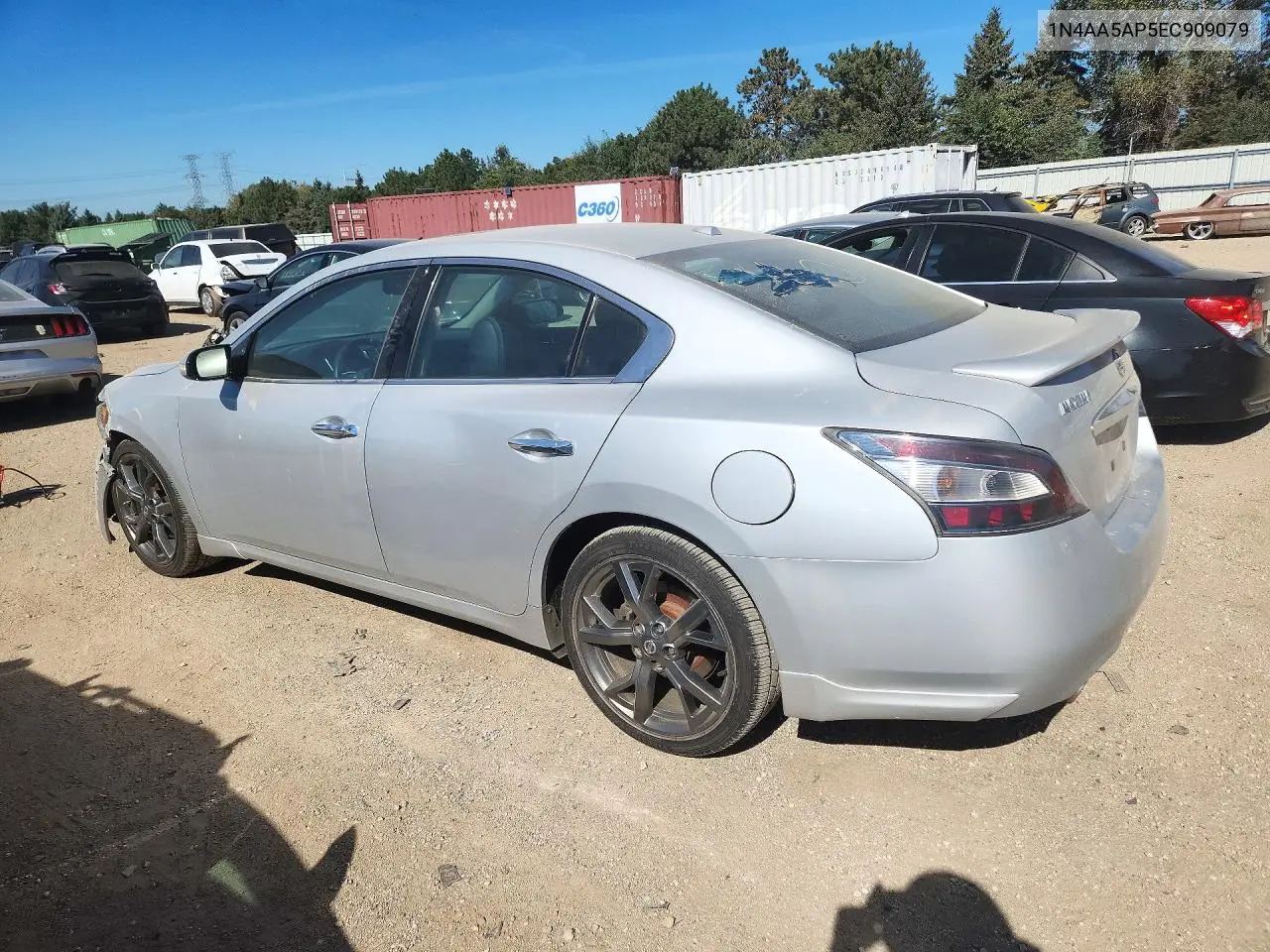 2014 NISSAN MAXIMA VIN 1N4AA5AP5EC909079 — фото 2