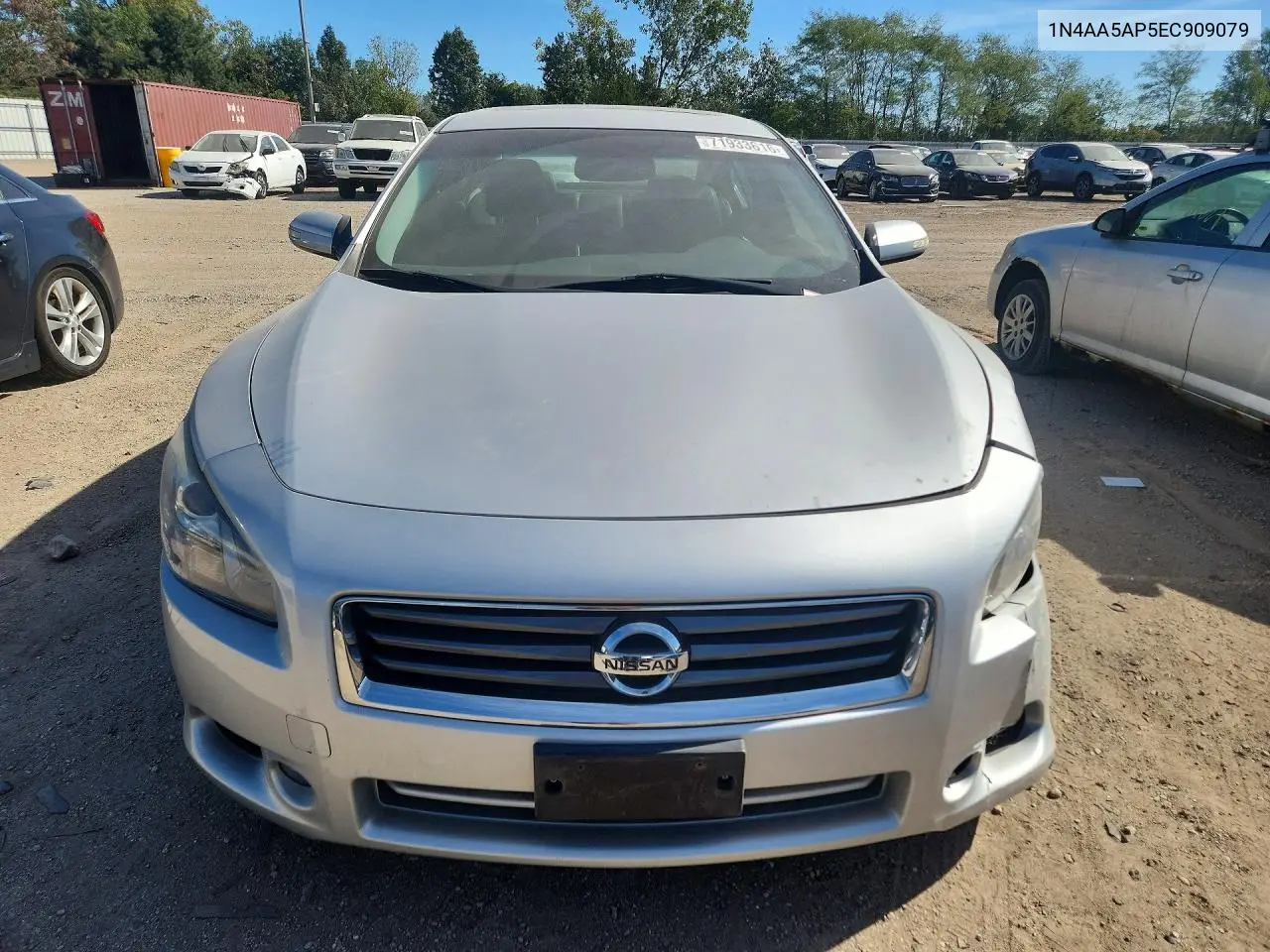 2014 NISSAN MAXIMA VIN 1N4AA5AP5EC909079 — фото 5