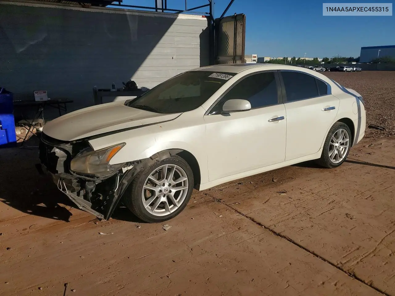 NISSAN MAXIMA 2014, VIN 1N4AA5APXEC455315