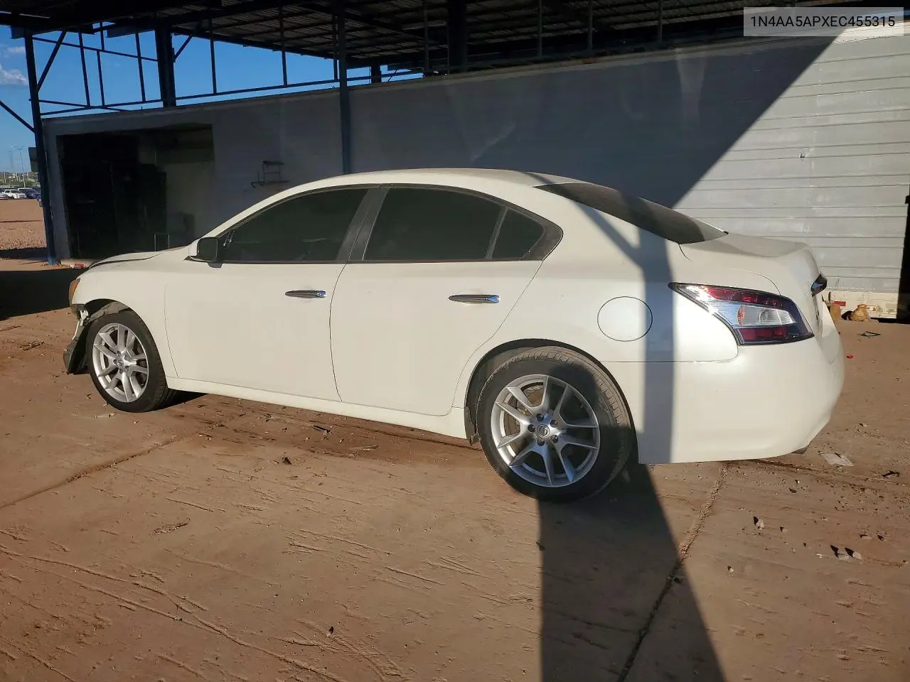 2014 NISSAN MAXIMA VIN 1N4AA5APXEC455315 — фото 2