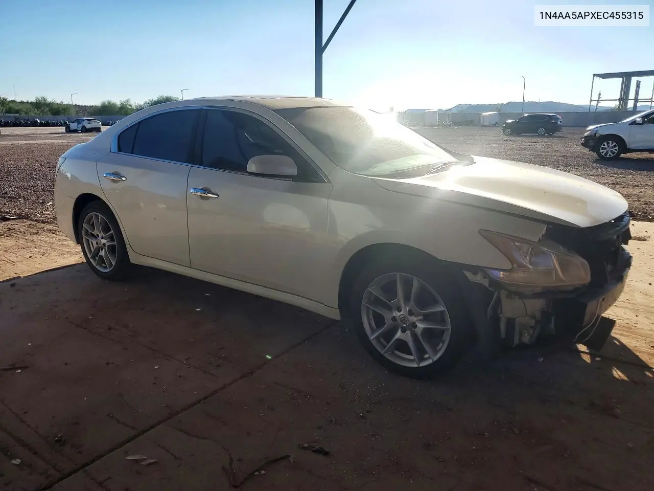 2014 NISSAN MAXIMA VIN 1N4AA5APXEC455315 — фото 4