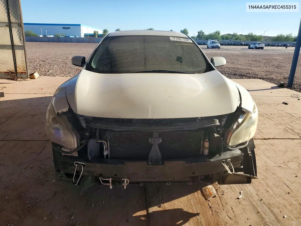 2014 NISSAN MAXIMA VIN 1N4AA5APXEC455315 — фото 5