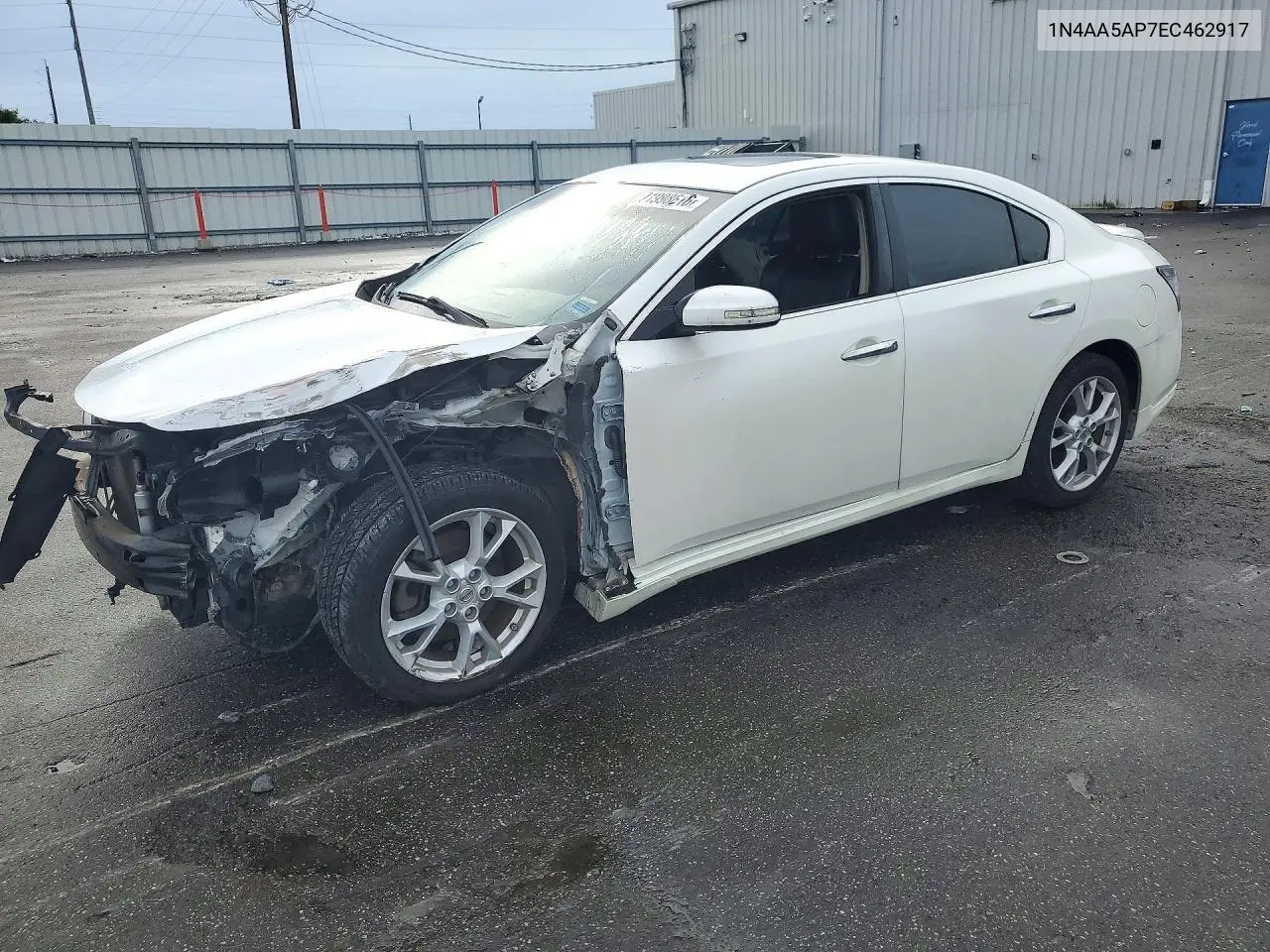 NISSAN MAXIMA 2014, VIN 1N4AA5AP7EC462917